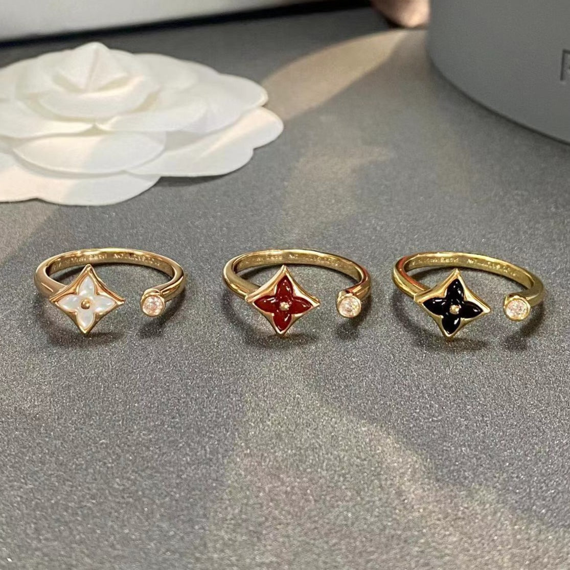 [Rose Tomorrow]STAR 1 DIAMOND OPEN RING