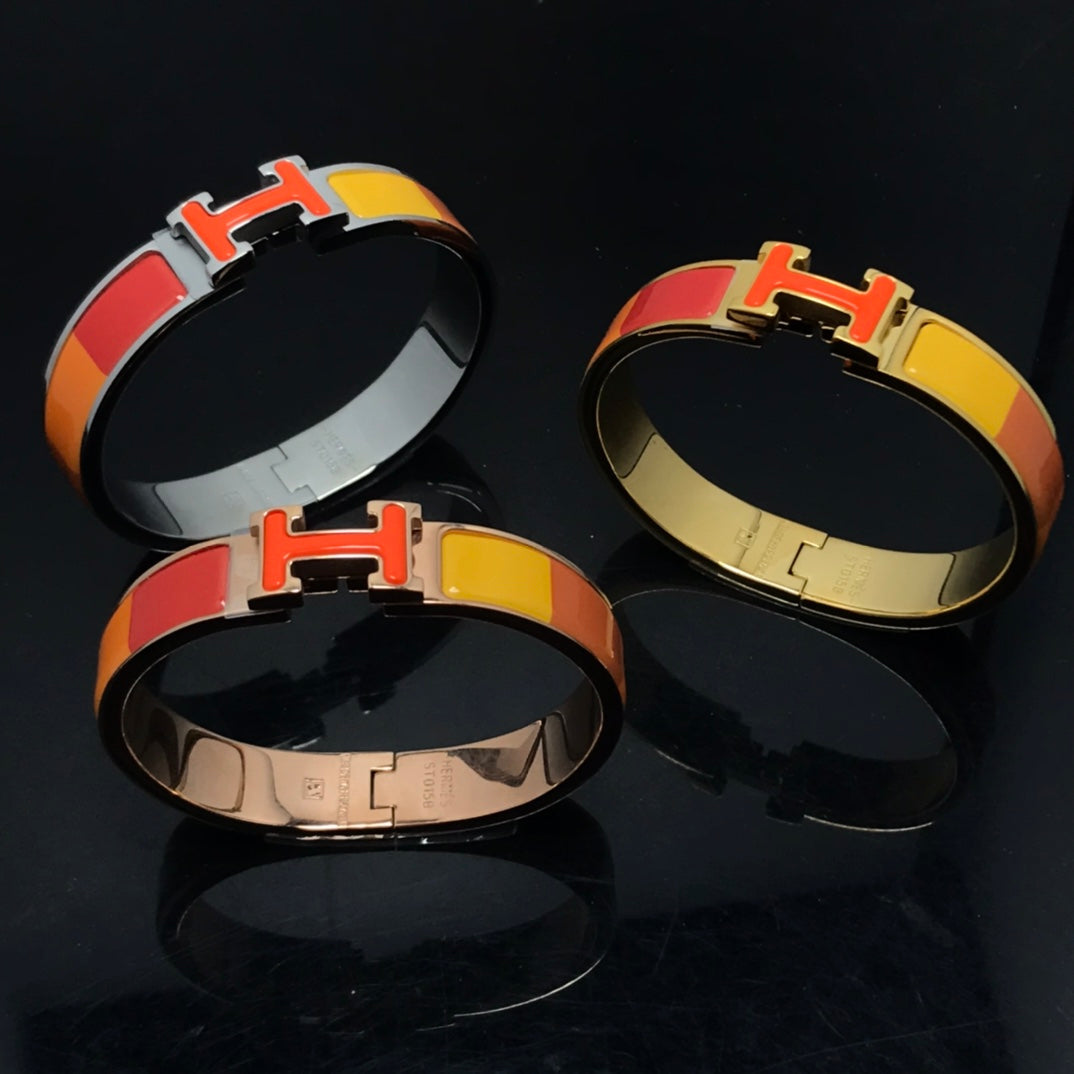 [Rose Tomorrow]H BRACELET ORANGE RAINBOW CERAMIC