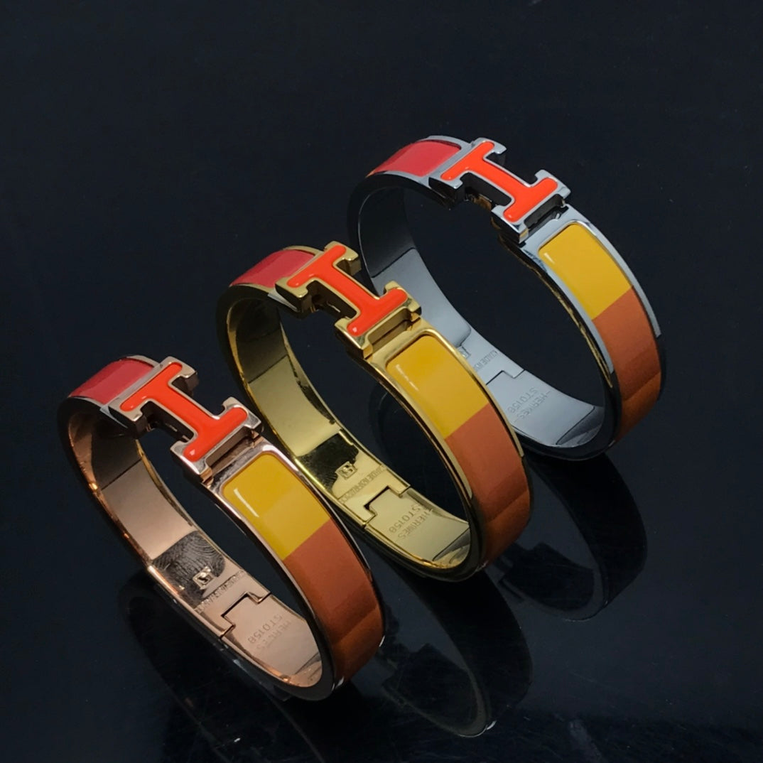 [Rose Tomorrow]H BRACELET ORANGE RAINBOW CERAMIC