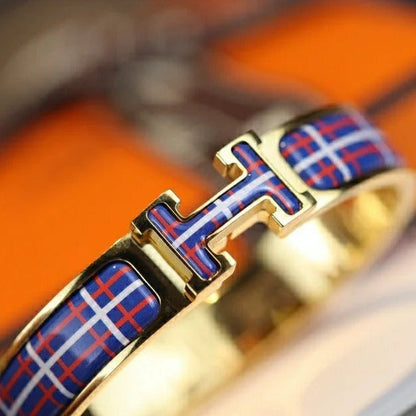 [Rose Tomorrow]H TARTAN BRACELET 12MM