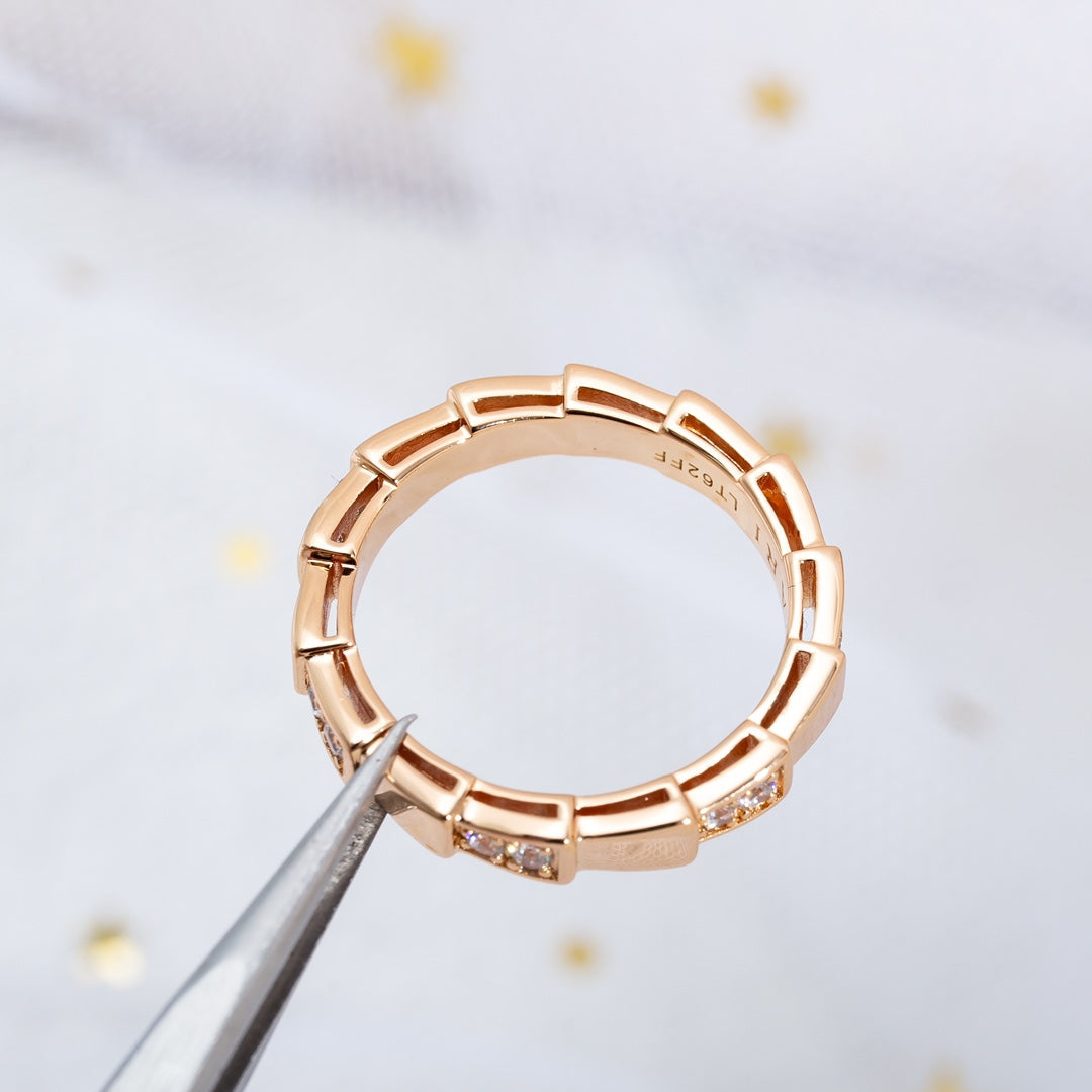 [Rose Tomorrow]SERPENTI RING PINK GOLD  3MM