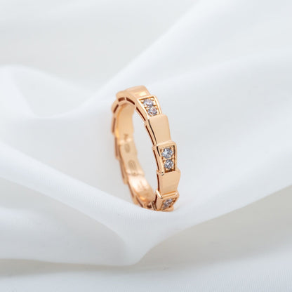 [Rose Tomorrow]SERPENTI RING PINK GOLD  3MM