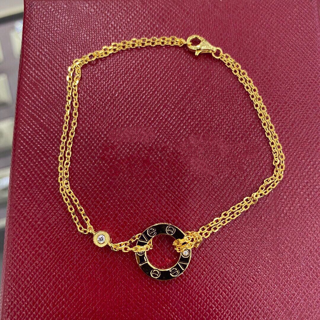 [Rose Tomorrow]LOVE BRACELET 2 DIAMOND