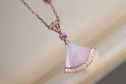 [Rose Tomorrow]DREAM NECKLACE PINK MOP DIAMOND