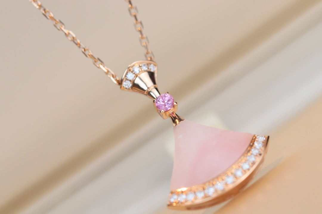 [Rose Tomorrow]DREAM NECKLACE PINK MOP DIAMOND