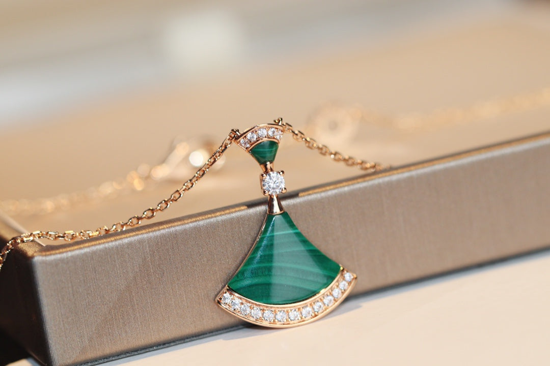 [Rose Tomorrow]DREAM NECKLACE MALACHITE DIAMOND