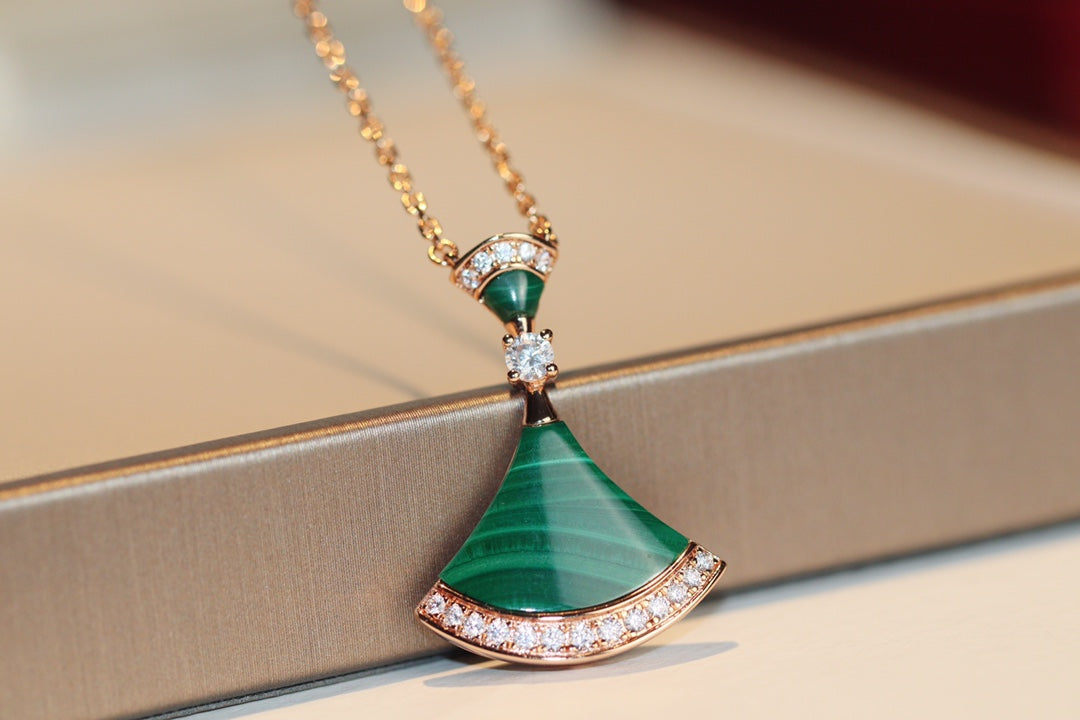 [Rose Tomorrow]DREAM NECKLACE MALACHITE DIAMOND