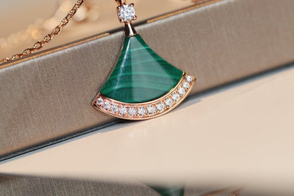 [Rose Tomorrow]DREAM NECKLACE MALACHITE DIAMOND