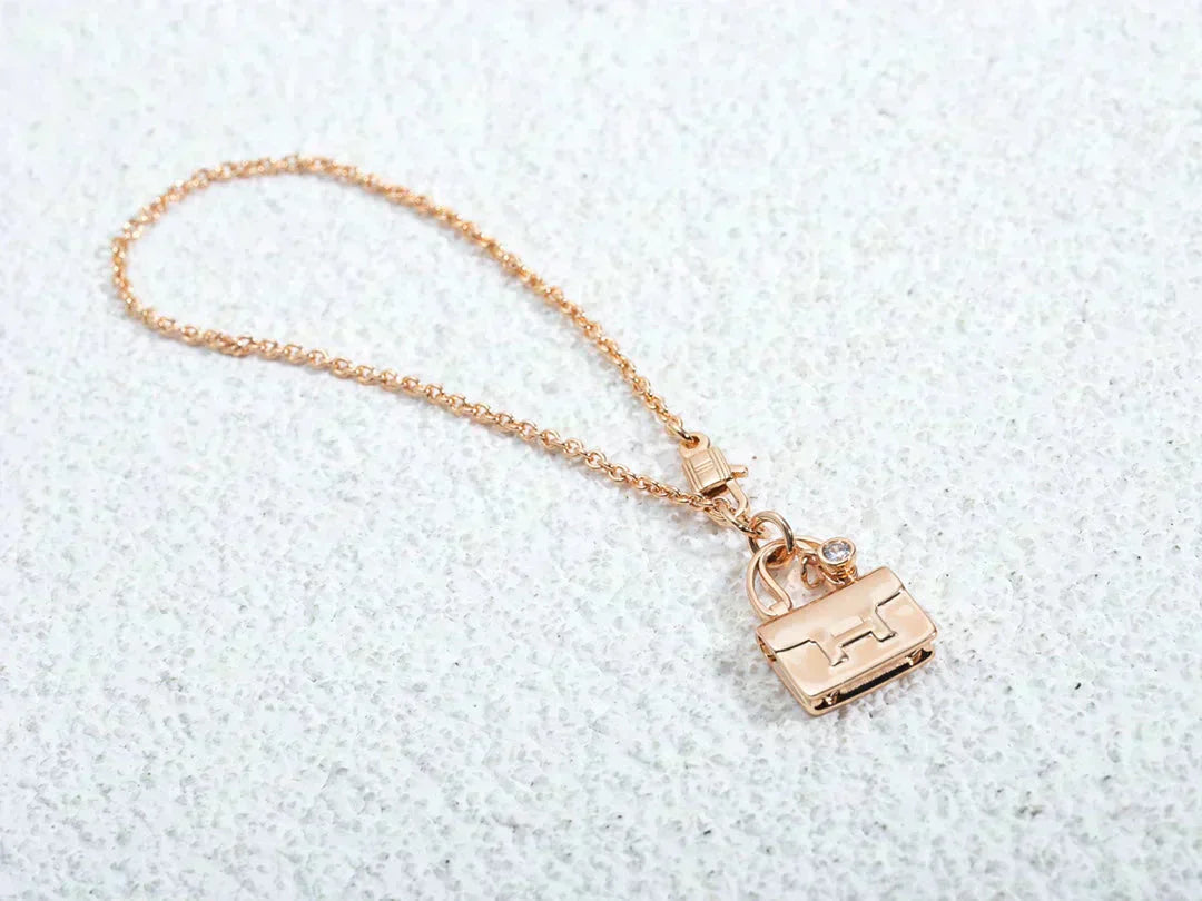 [Rose Tomorrow]AMULETTE PEDANT ROSE GOLD NECKLACE