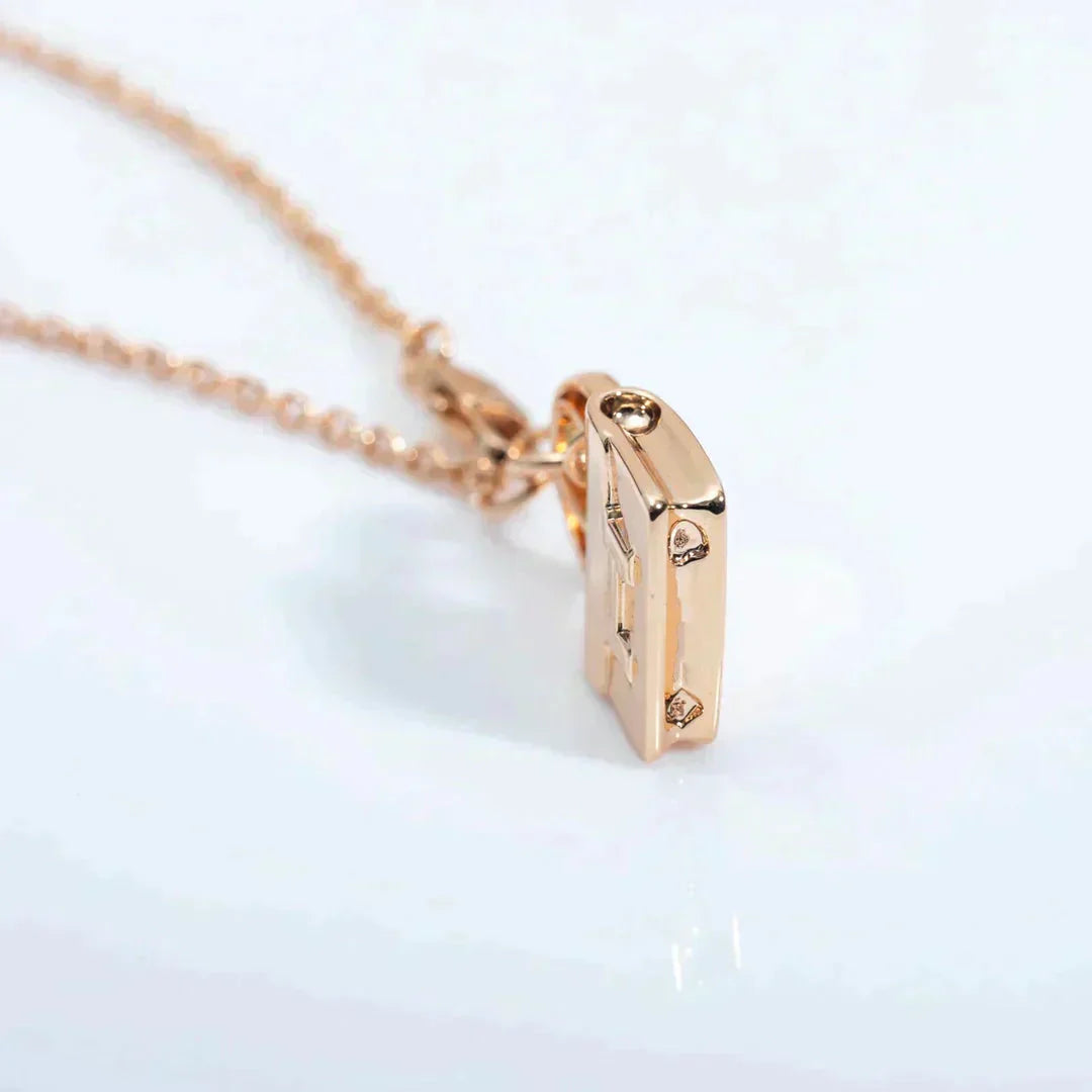 [Rose Tomorrow]AMULETTE PEDANT ROSE GOLD NECKLACE