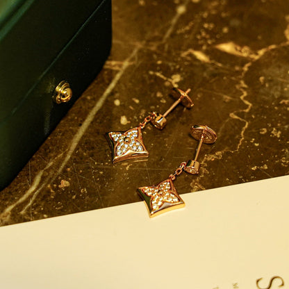 [Rose Tomorrow]STAR DIAMONDS EARRINGS GOLD