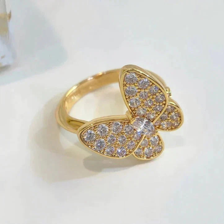 [Rose Tomorrow]BUTTERFLY DIAMOND RING