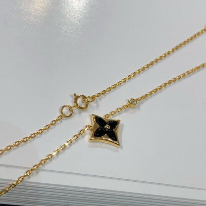 [Rose Tomorrow]STAR BLACK MOP NECKLACE