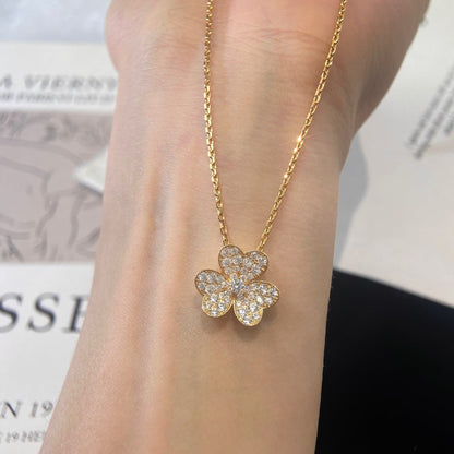 [Rose Tomorrow]FLOWER DIAMOND NECKLACE