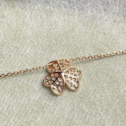 [Rose Tomorrow]FLOWER DIAMOND NECKLACE