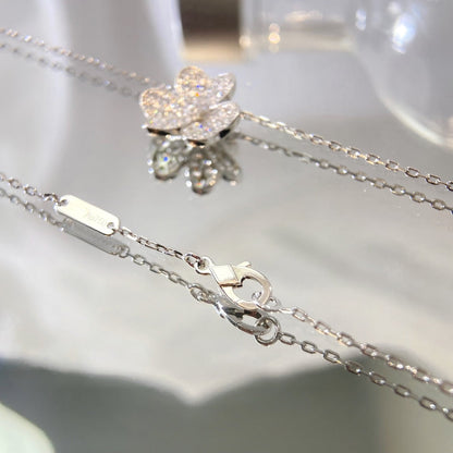 [Rose Tomorrow]FLOWER DIAMOND NECKLACE