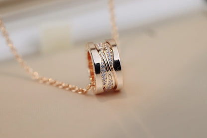 [Rose Tomorrow]ZERO 1 PINK GOLD DIAMOND NECKLACE