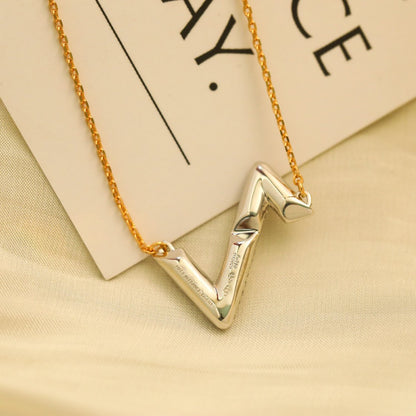 [Rose Tomorrow]VOLT SILVER DIAMOND PEDANT NECKLACE