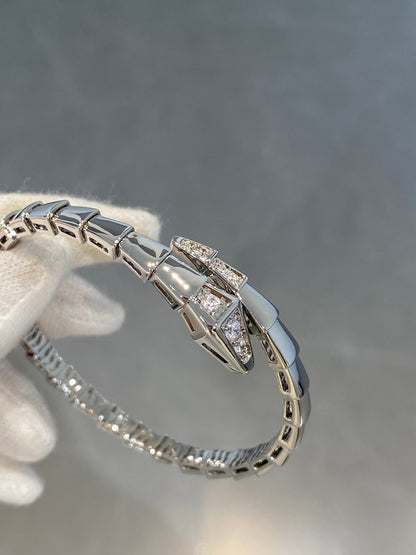 [Rose Tomorrow]SERPENTI BRACELET DIAMONDS SILVER