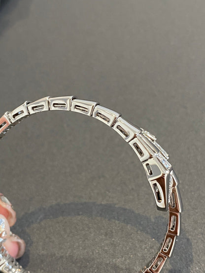 [Rose Tomorrow]SERPENTI BRACELET DIAMONDS SILVER