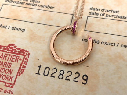 [Rose Tomorrow]JUSTE PINK DIAMOND NECKLACE