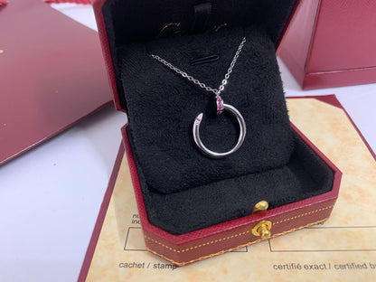 [Rose Tomorrow]JUSTE PINK DIAMOND NECKLACE