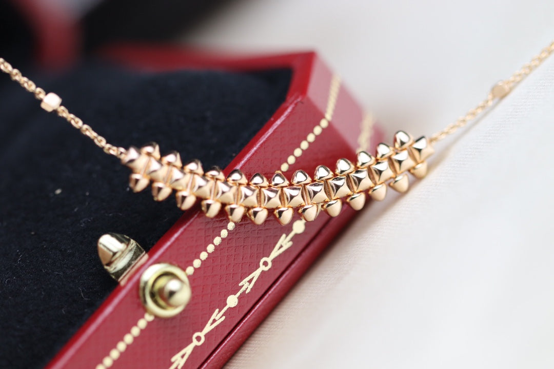 [Rose Tomorrow]CLASH PINK GOLD NECKLACE