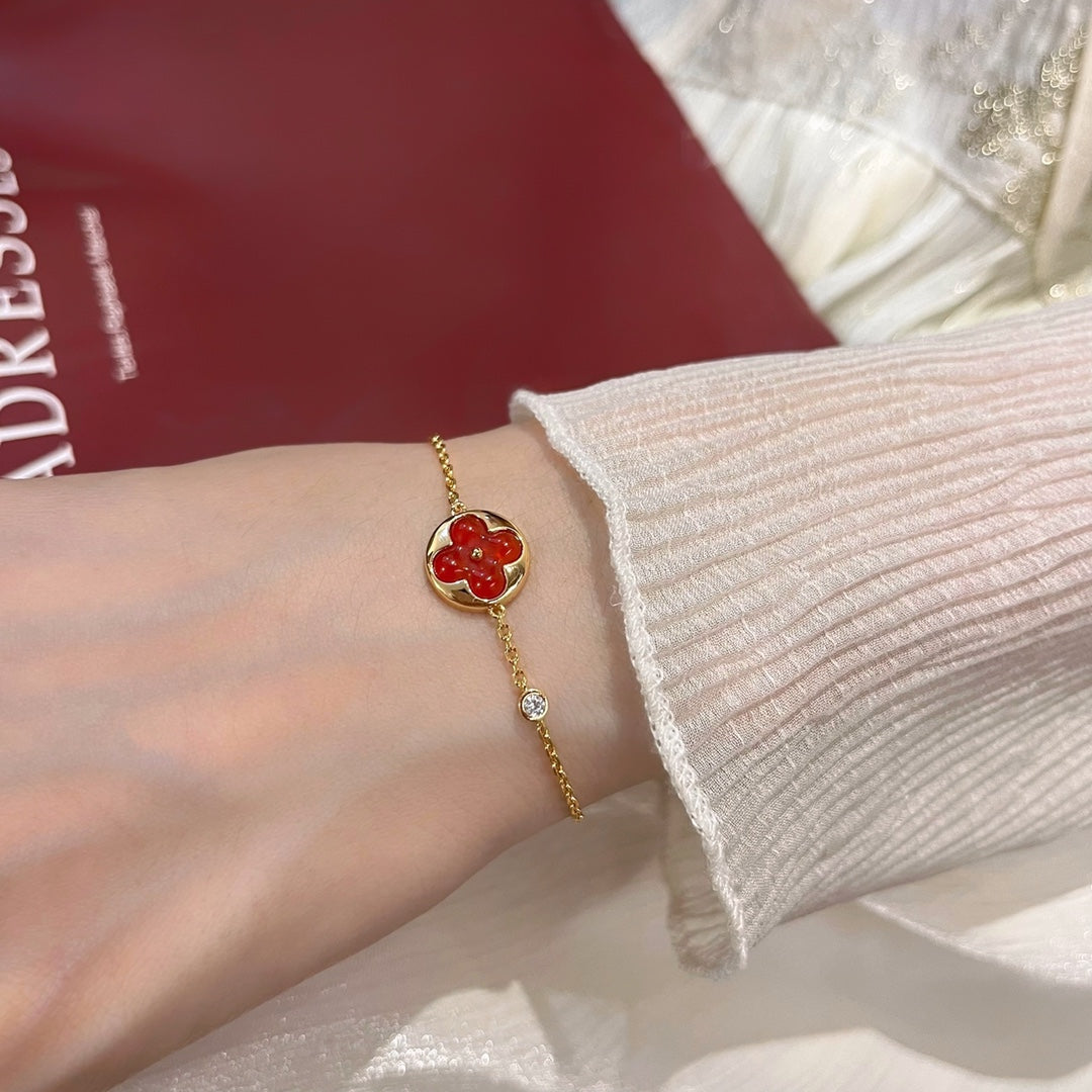 [Rose Tomorrow]SUN PEDANT CARNELIAN BRACELET