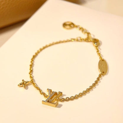 [Rose Tomorrow] LOGO STAR MOTIF GOLD BRACELET