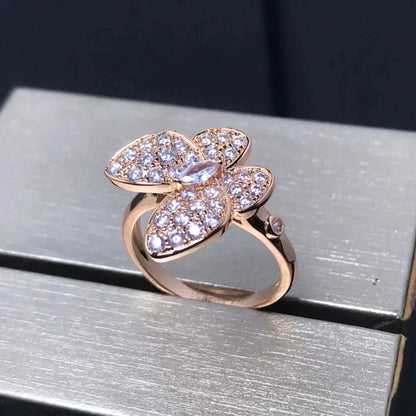 [Rose Tomorrow]BUTTERFLY PINK GOLD DIAMOND RING