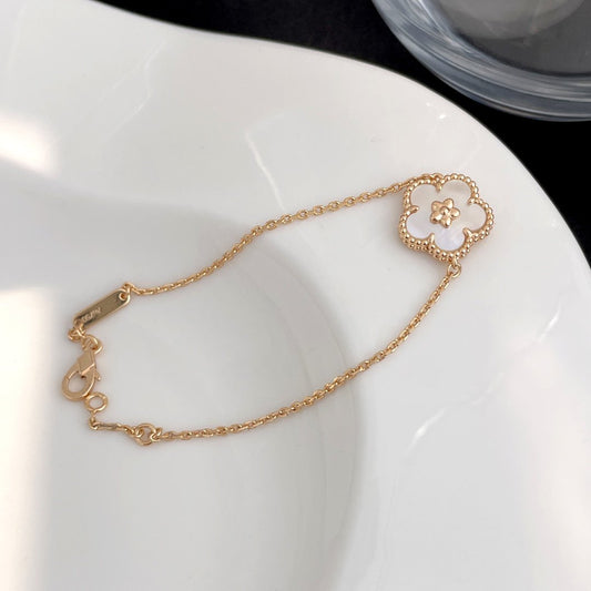 [Rose Tomorrow]LUCKY SPRING ROSE GOLD MOP BRACELET