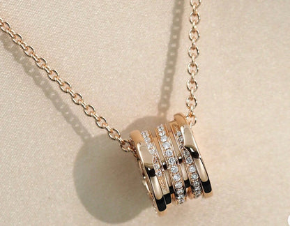 [Rose Tomorrow]ZERO 1 PINK GOLD DIAMOND NECKLACE