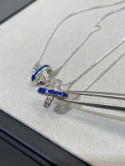 [Rose Tomorrow]LIENS DIAMOND SILVER NECKLACE