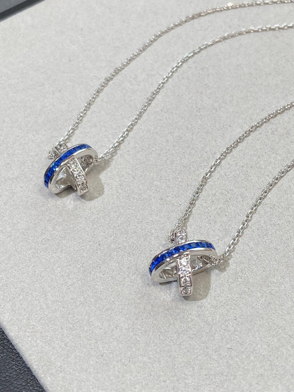 [Rose Tomorrow]LIENS DIAMOND SILVER NECKLACE