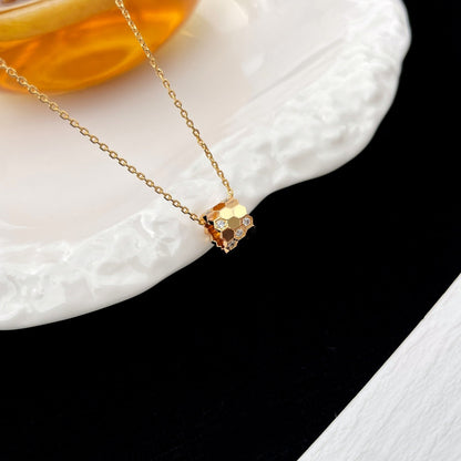 [Rose Tomorrow]BEE MINI PEDANT DIAMOND NECKLACE