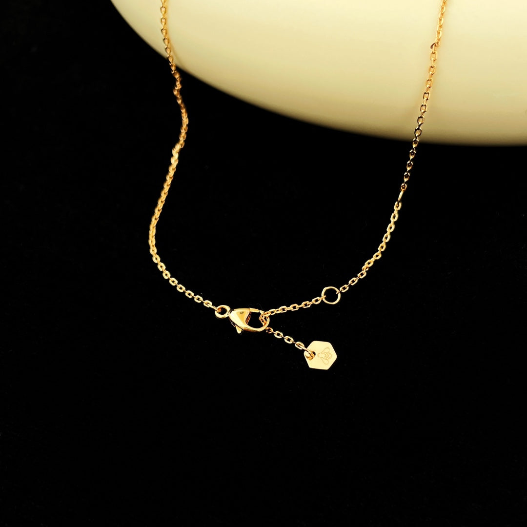 [Rose Tomorrow]BEE MINI PEDANT DIAMOND NECKLACE