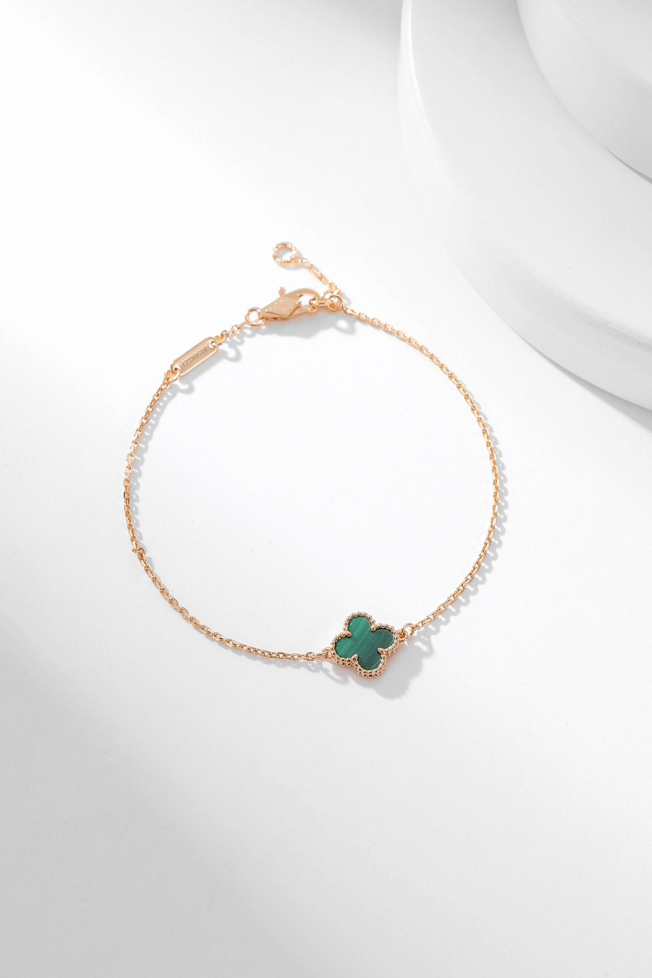 [Rose Tomorrow]CLOVER BRACELET MALACHITE 1 MOTIF