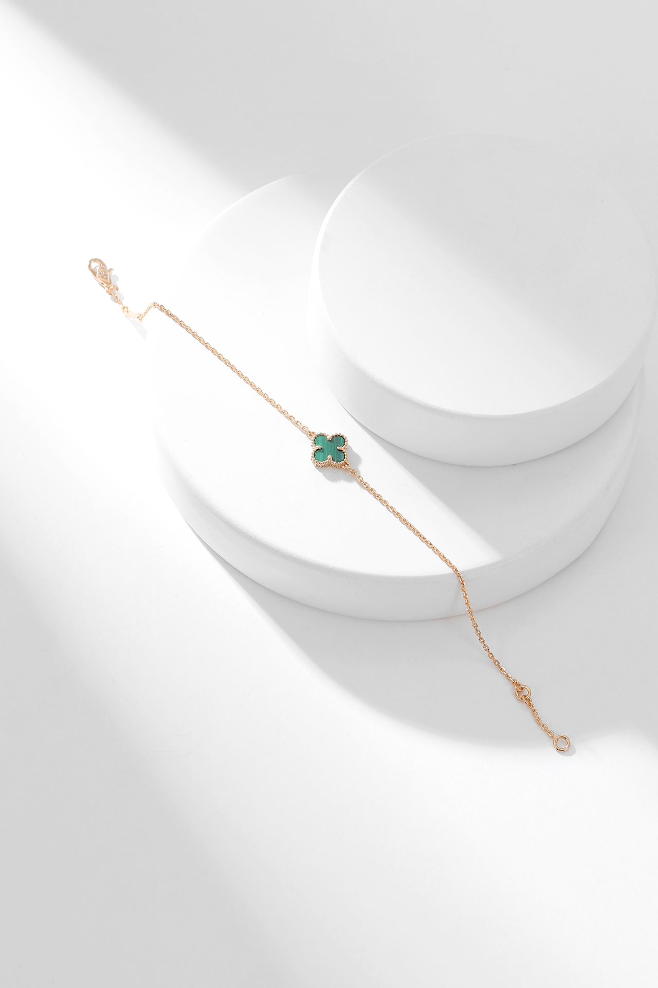 [Rose Tomorrow]CLOVER BRACELET MALACHITE 1 MOTIF