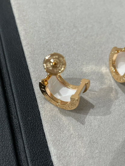 [Rose Tomorrow]ZERO 1 PINK GOLD CERAMIC EARRINGS