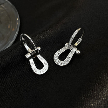 [Rose Tomorrow]FORCE 10 FULL DIAMOND DROP EARRINGS MEDIUM MODEL