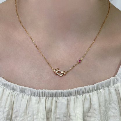 [Rose Tomorrow]FORCE 10 DIAMOND PINK GOLD NECKLACE