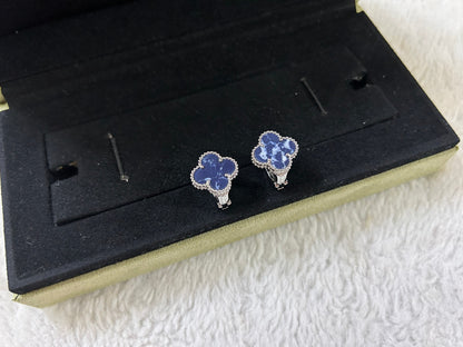 [Rose Tomorrow]CLOVER PIETERSITE MEDIUM STUD EARRINGS