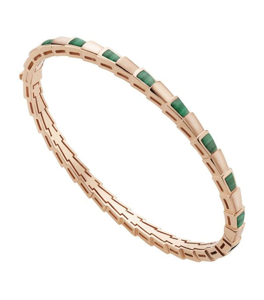 [Rose Tomorrow]SERPENTI BRACELET PINK GOLD MALACHITE