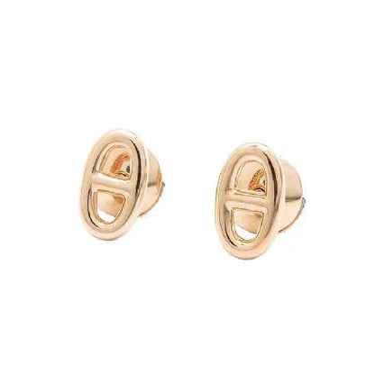 [Rose Tomorrow]CHAINE SMALL EARRINGS GOLD AND SILVER