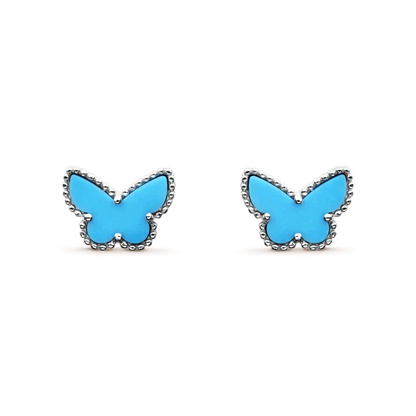 [Rose Tomorrow]BUTTERFLY TURQUOISE EARRINGS SILVER