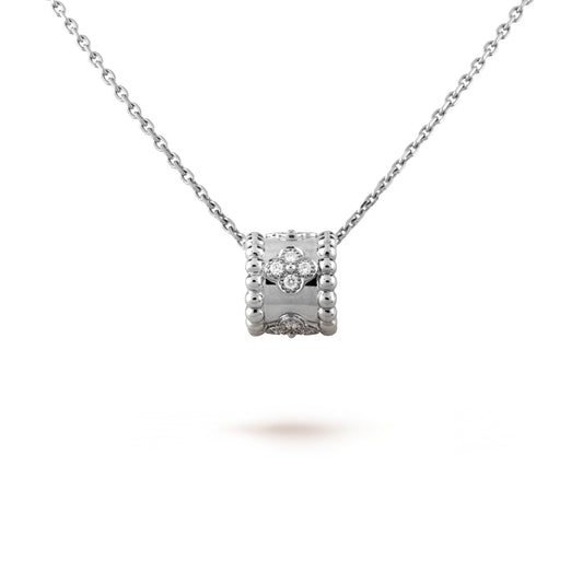 [Rose Tomorrow]PERLEE PEDANT SIVLER DIAMOND NECKLACE