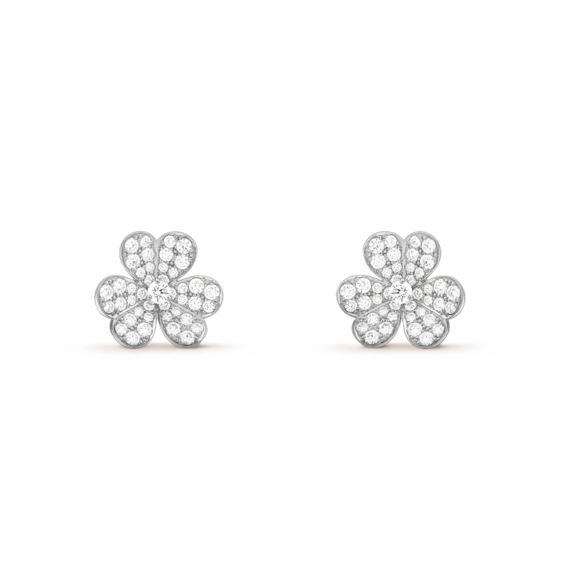 [Rose Tomorrow]CLOVER COMOS DIAMOND EARRINGS SILVER