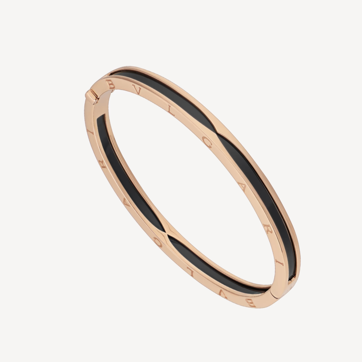 [Rose Tomorrow]ZERO 1 PINK GOLD WITH BLACK CERAMIC BRACELET