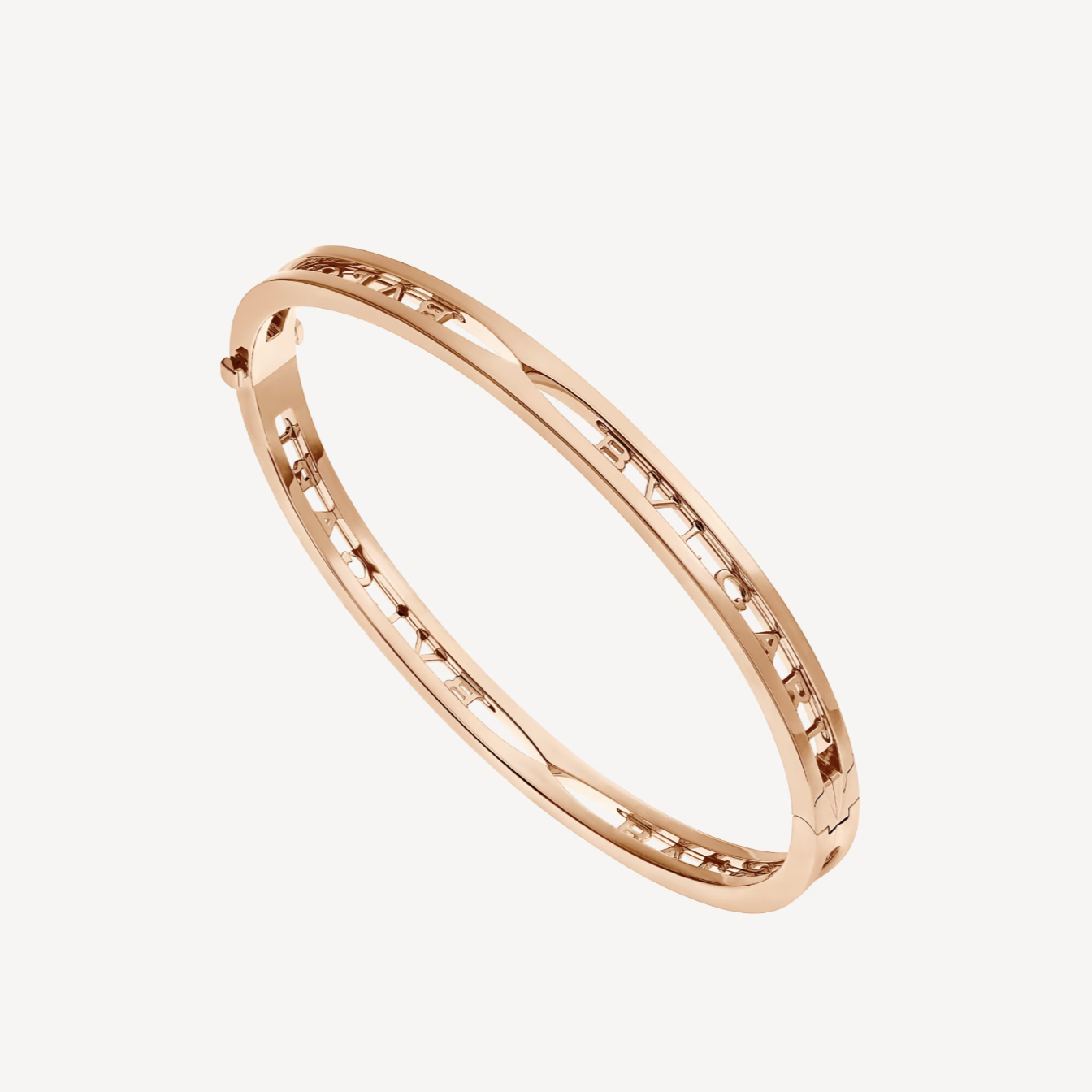 [Rose Tomorrow]ZERO 1 SPIRAL LOGO PINK GOLD BRACELET