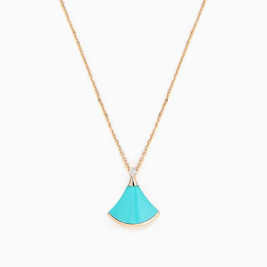 [Rose Tomorrow]DREAM NECKLACE TURQUOISE PINK GOLD